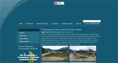 Desktop Screenshot of noticias.quijos.gob.ec